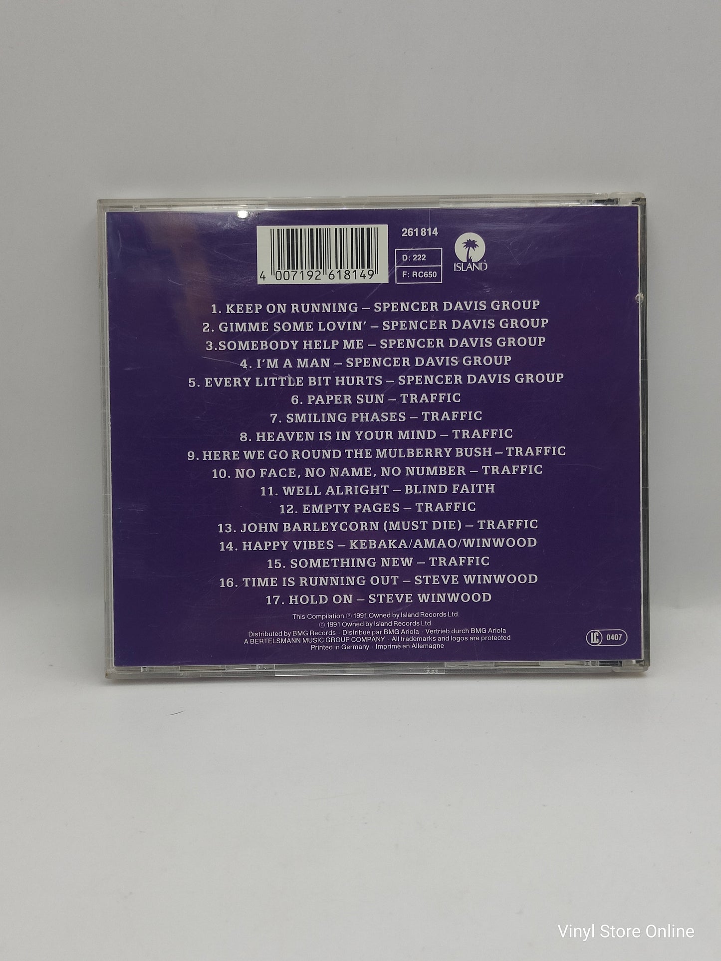 Steve Winwood ‎– Keep On Running