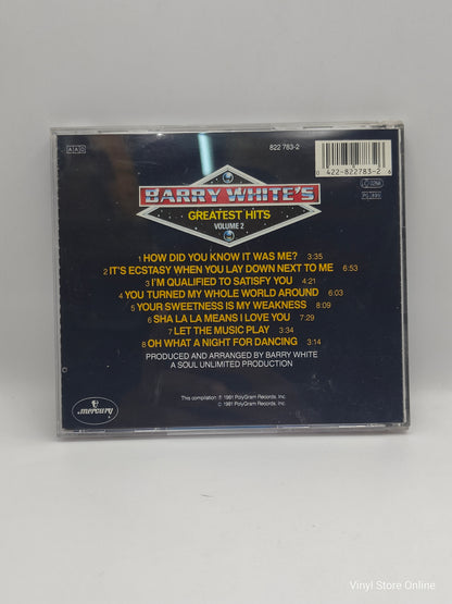 Barry White ‎– Barry White's Greatest Hits Volume 2