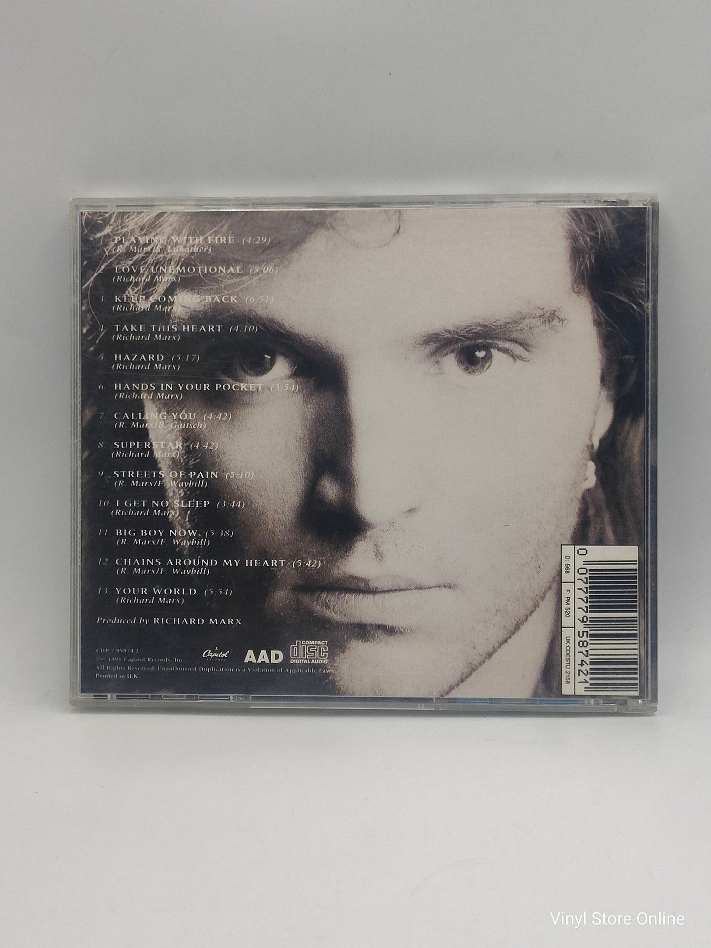 Richard Marx ‎– Rush Street