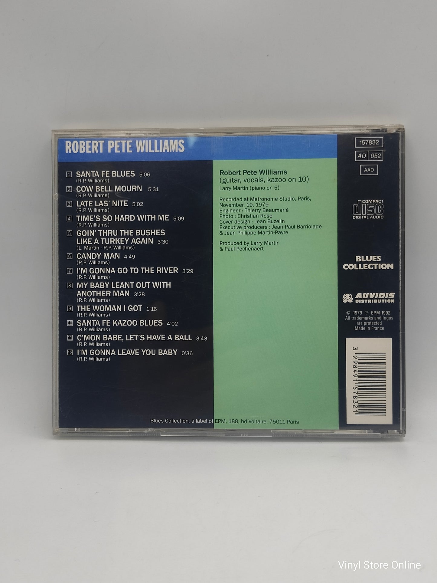 Robert Pete Williams ‎– Santa Fe Blues 'Last Recordings'