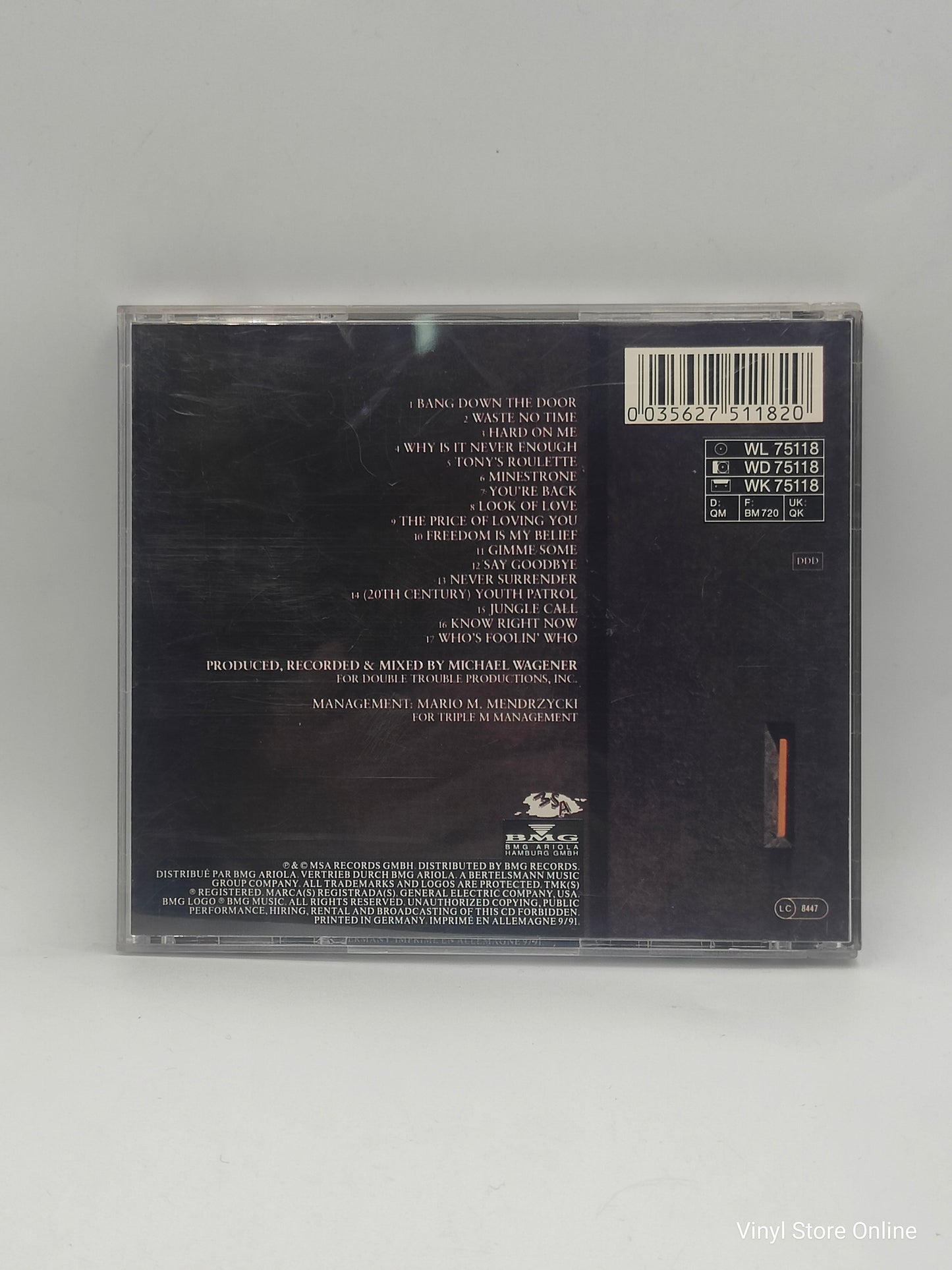 Bonfire ‎– Point Blank