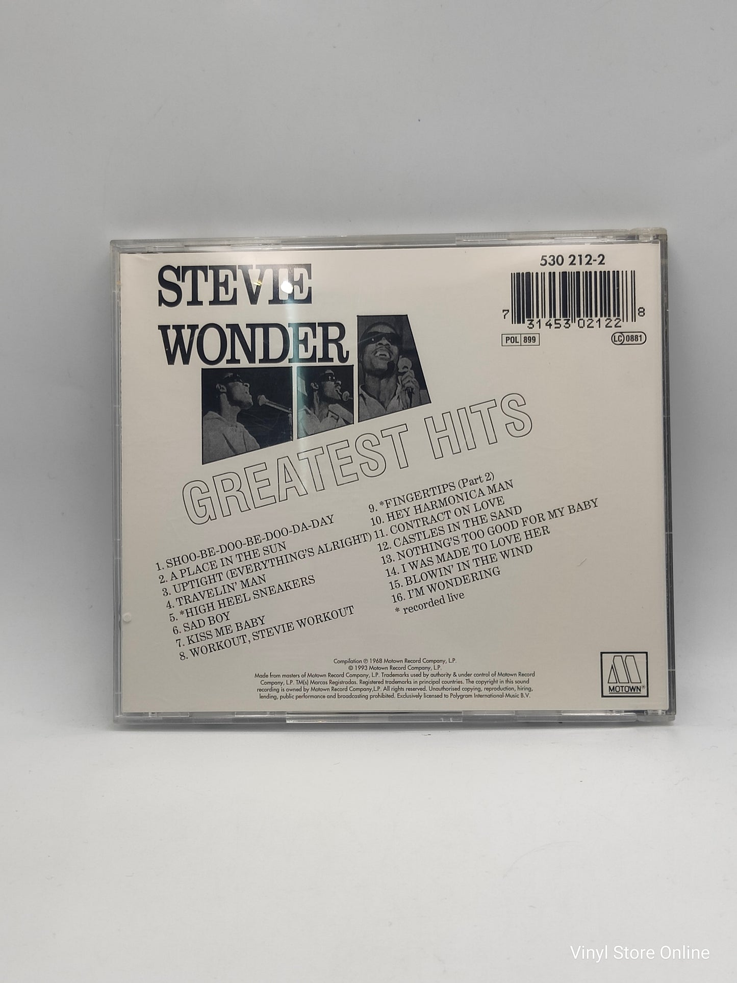 Stevie Wonder ‎– Greatest Hits Vol. 1
