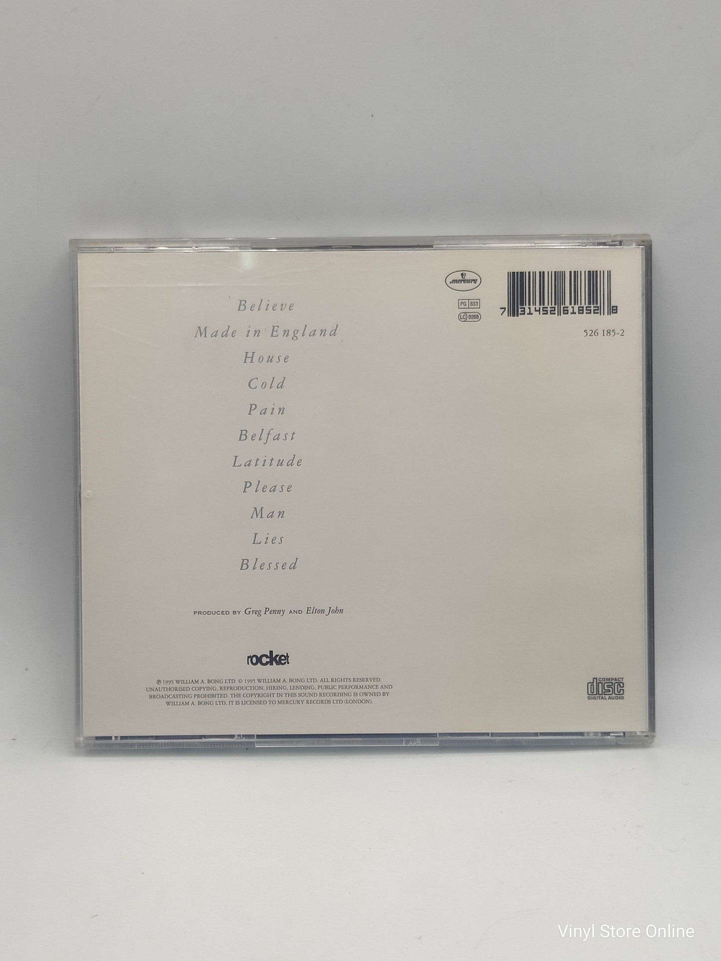 Elton John ‎– Made In England