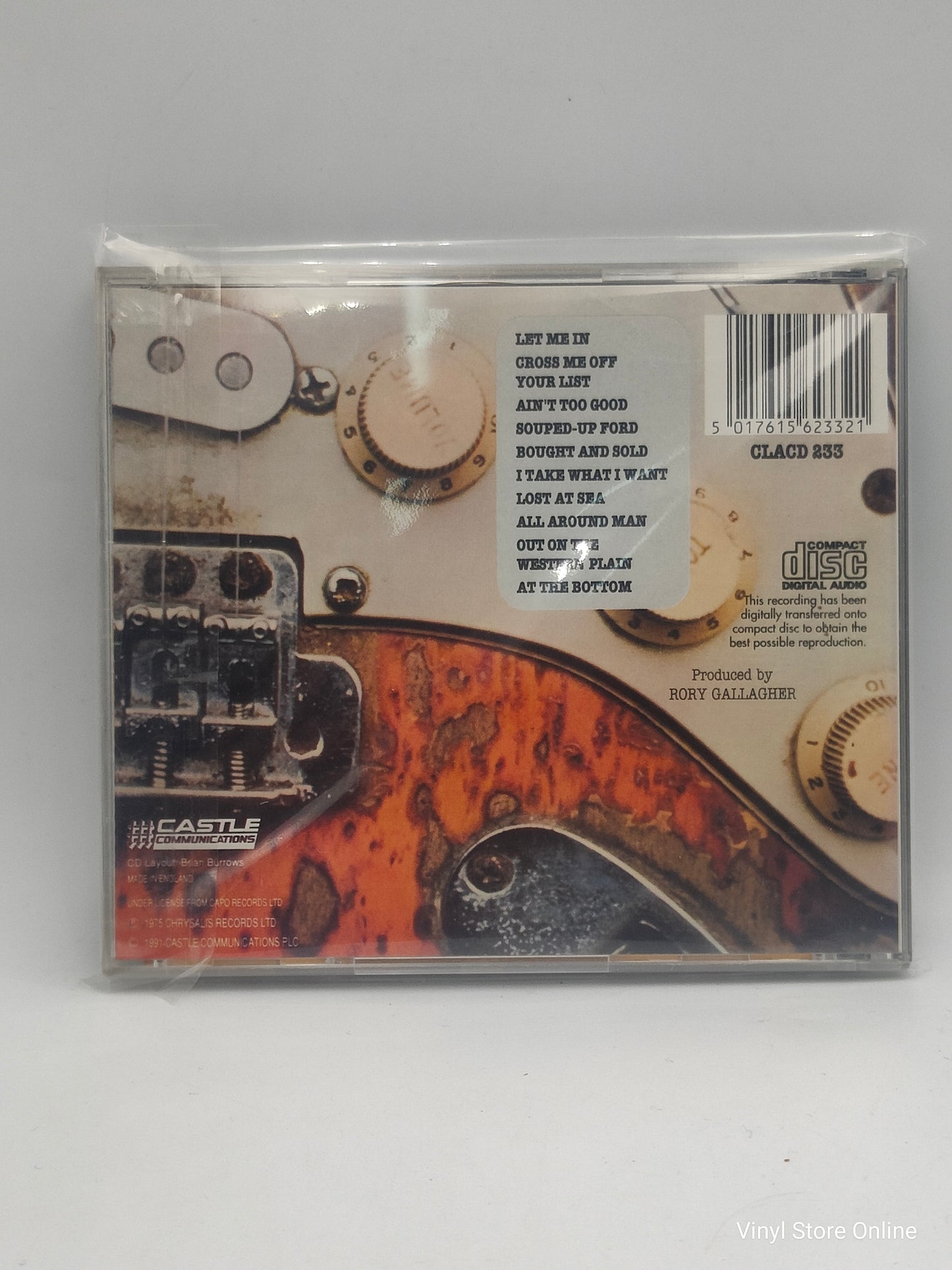 Rory Gallagher ‎– Against The Grain