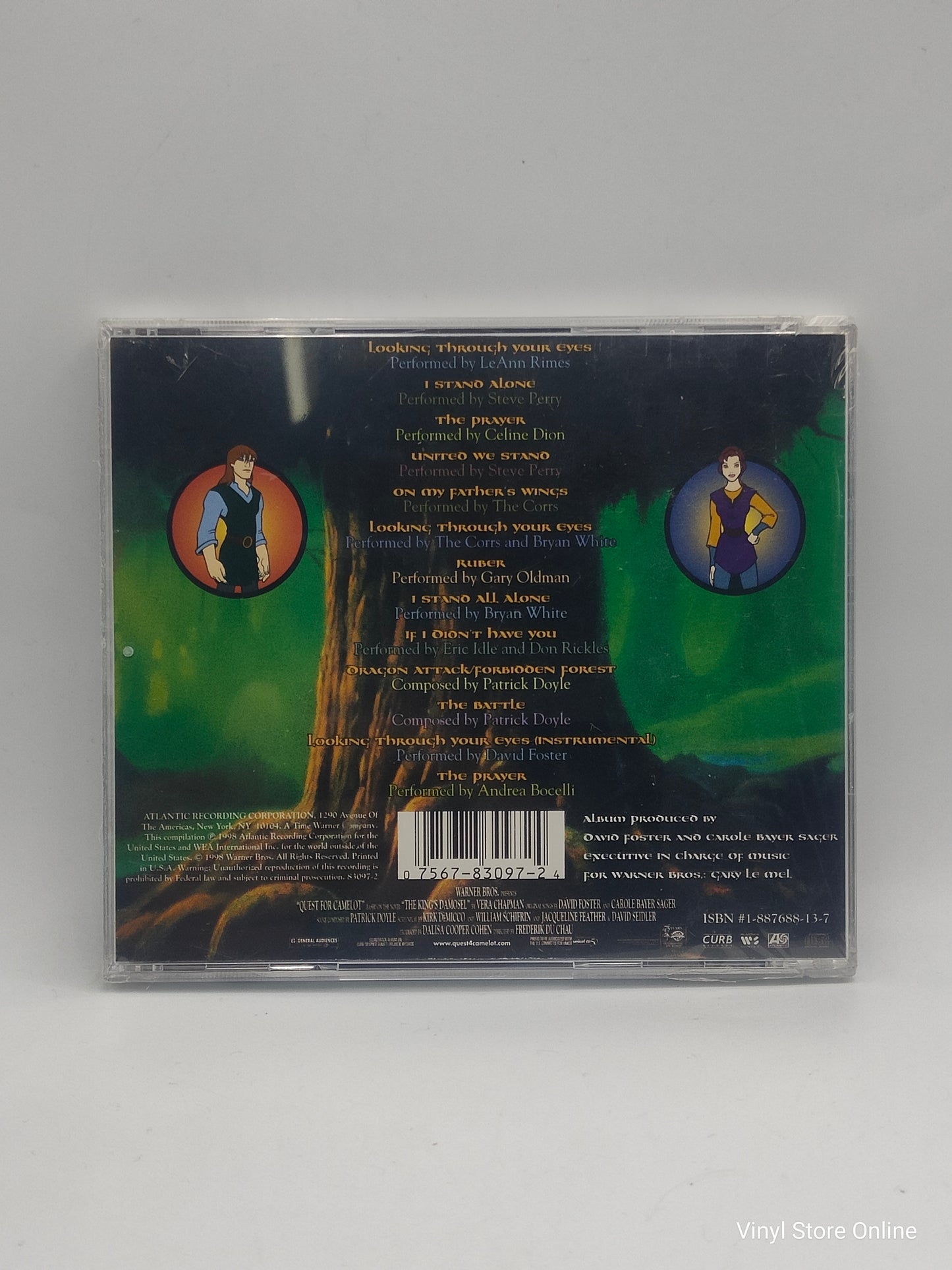 Various ‎– Quest For Camelot (Music From The Motion Picture)
