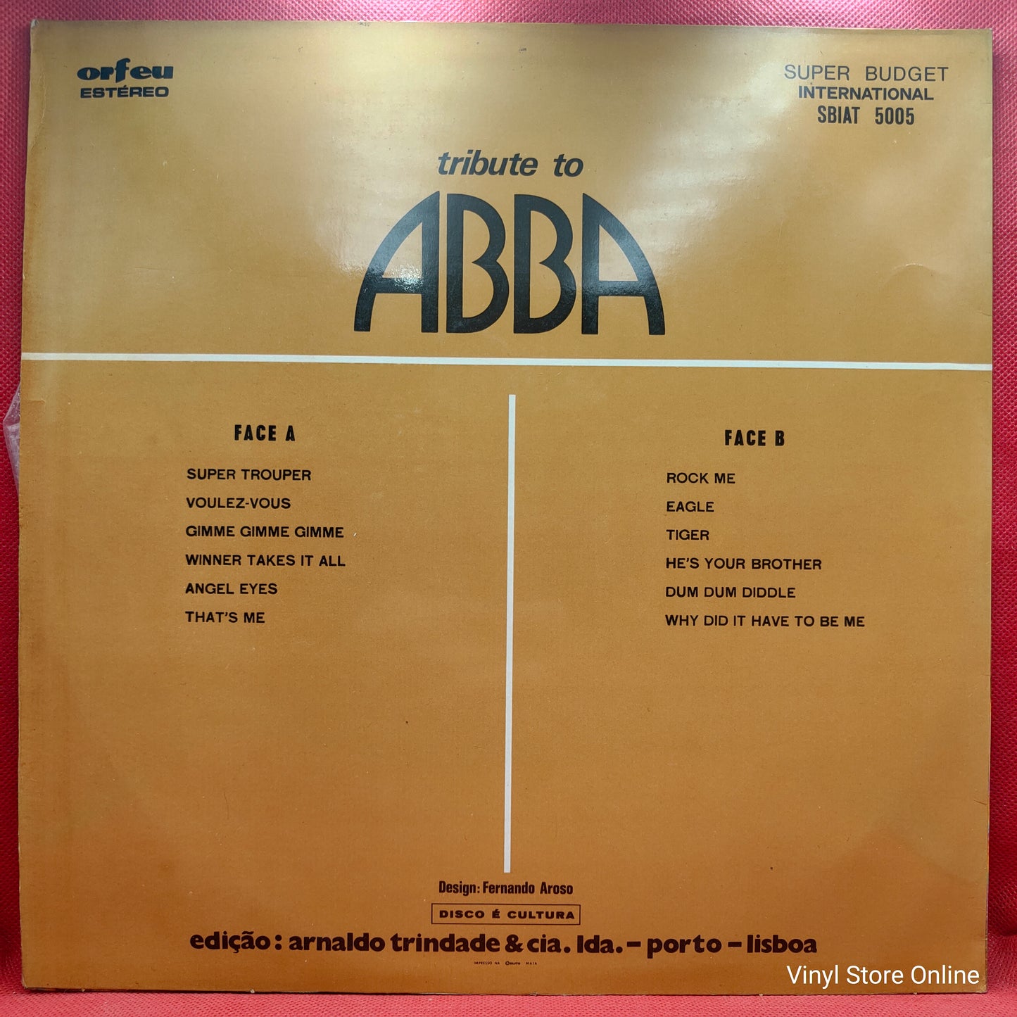 Unknown Artist ‎– Tribute To ABBA