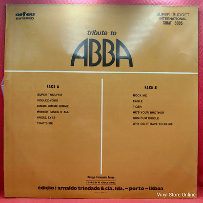 Unknown Artist ‎– Tribute To ABBA