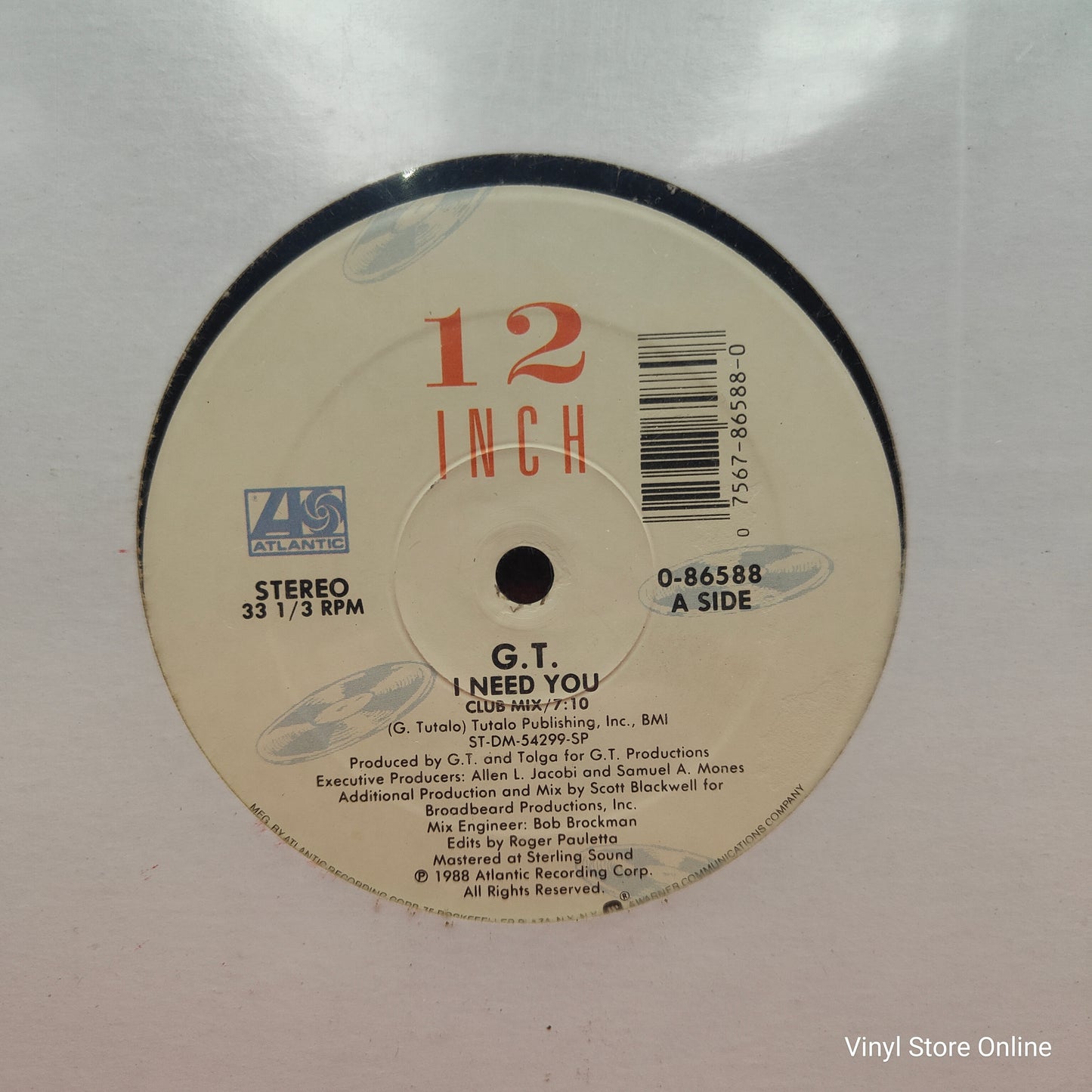 G.T. ‎– I Need You