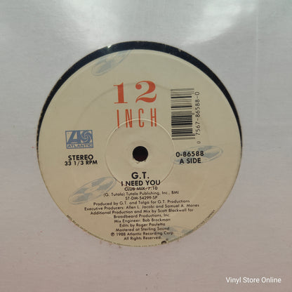 G.T. ‎– I Need You