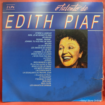 Edith Piaf ‎– O Talento De Edith Piaf