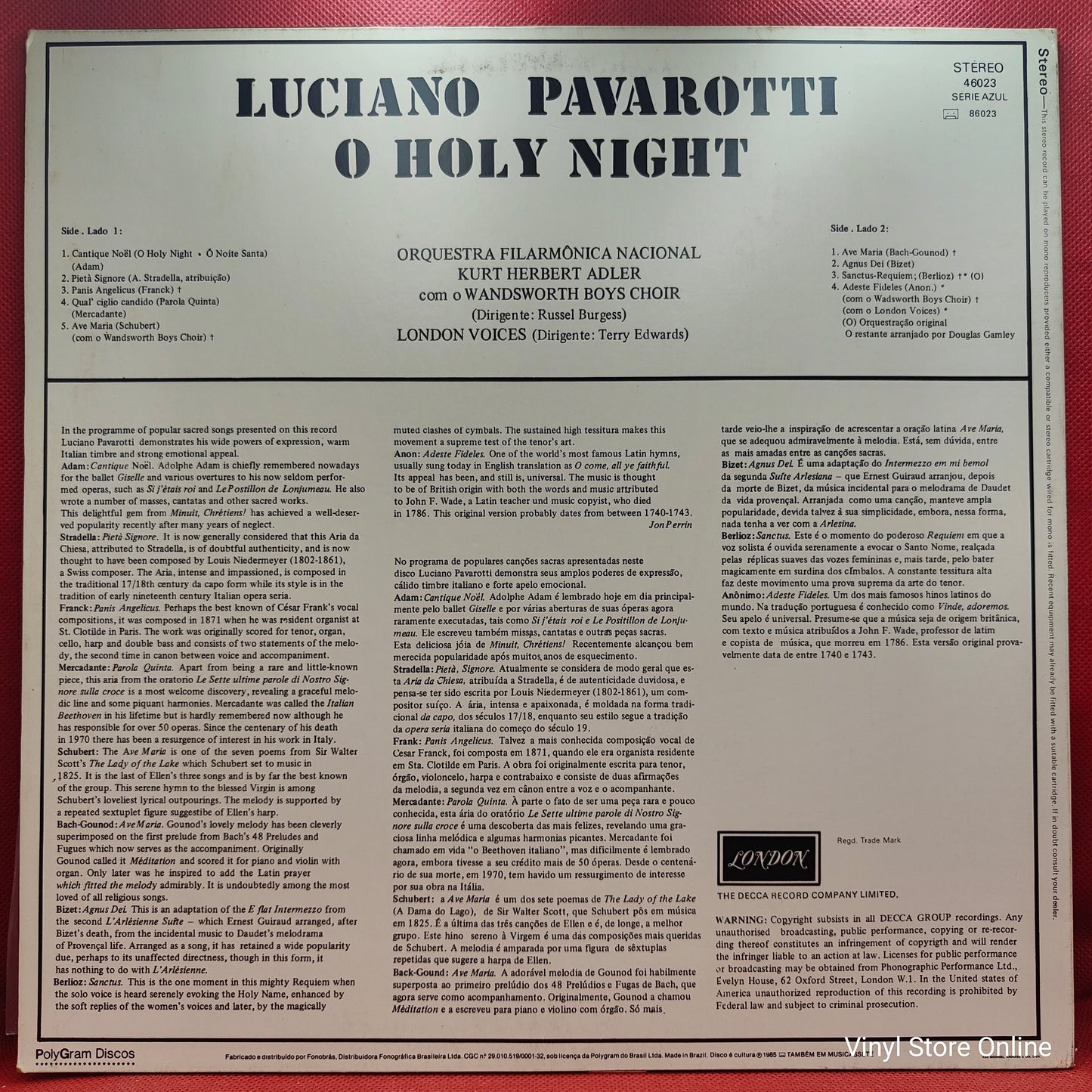 Luciano Pavarotti - O Holy Night