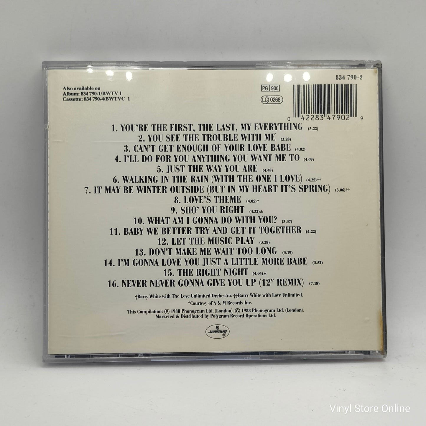 Barry White ‎– The Collection