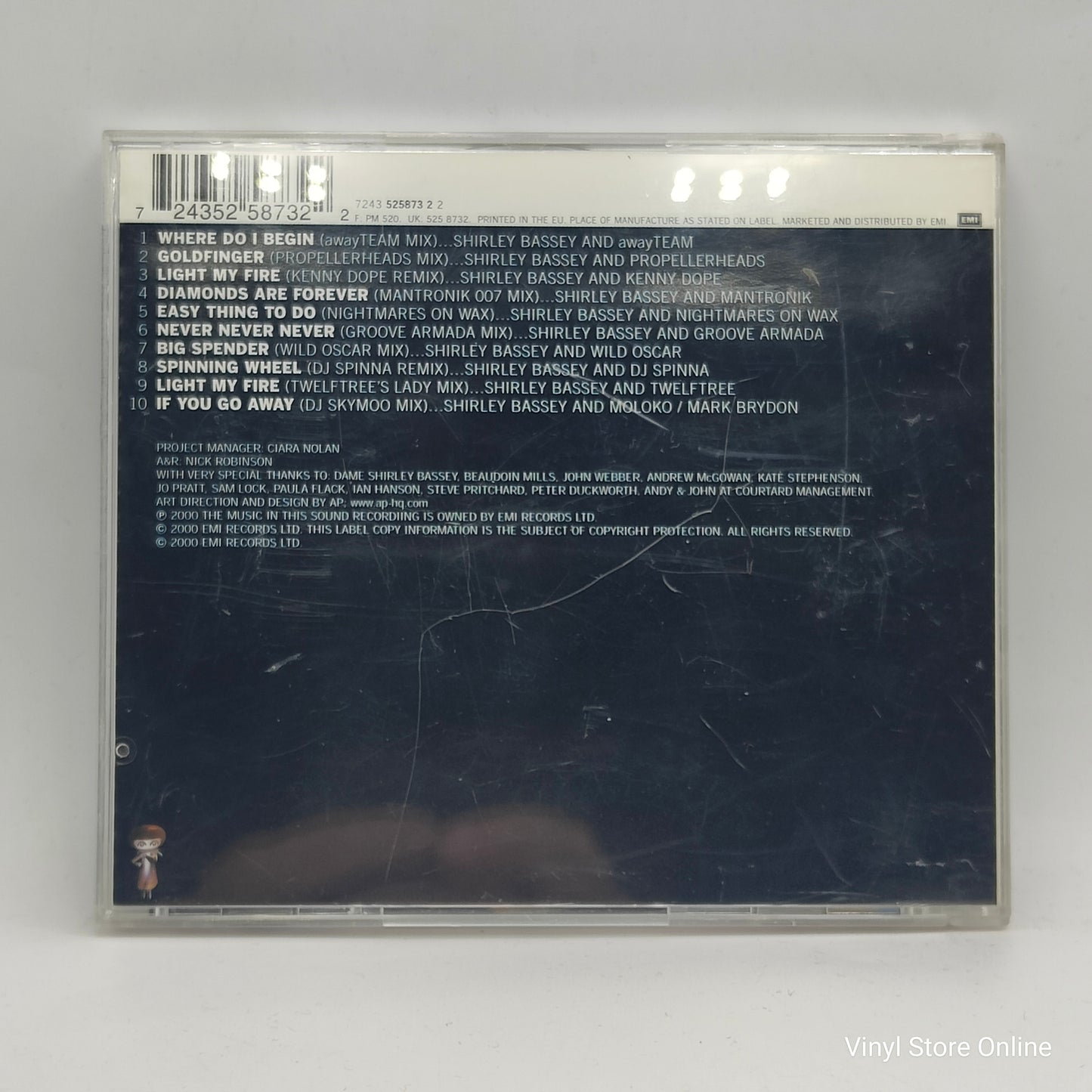 Shirley Bassey ‎– The Remix Album...Diamonds Are Forever