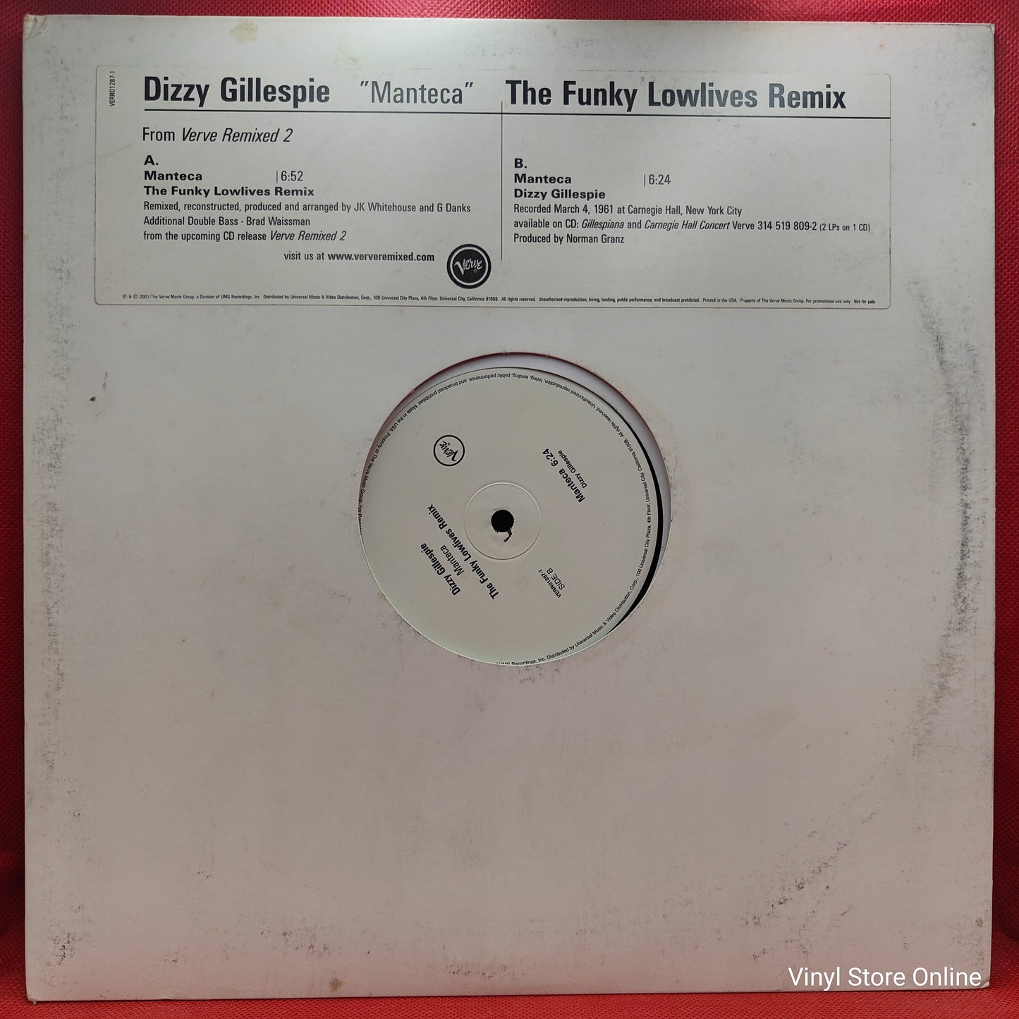 Dizzy Gillespie ‎– Manteca