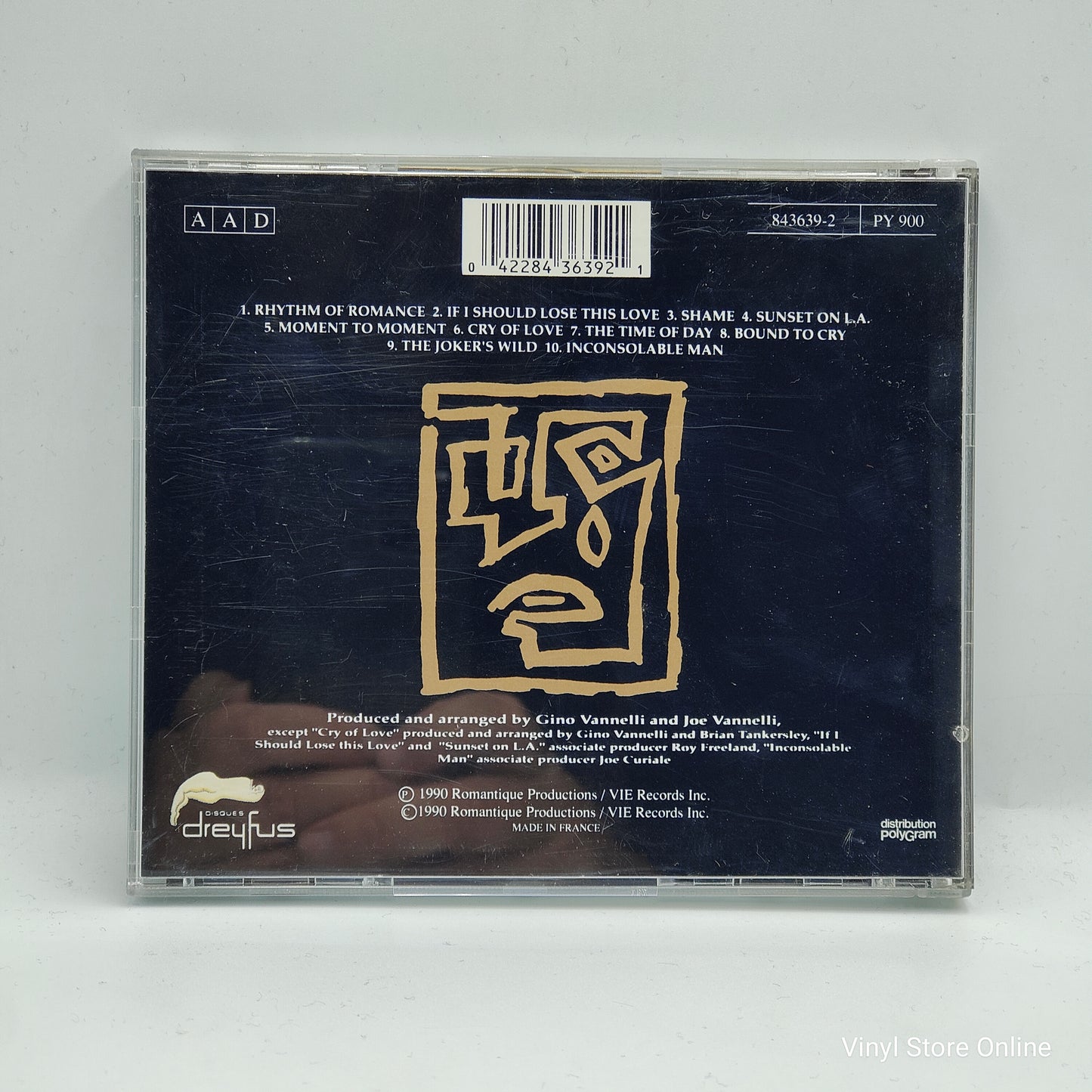 Gino Vannelli ‎– Inconsolable Man