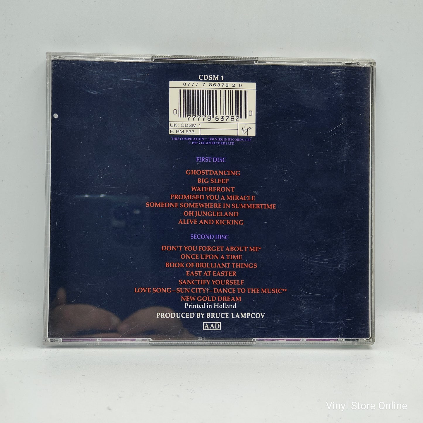 Simple Minds ‎– Live In The City Of Light