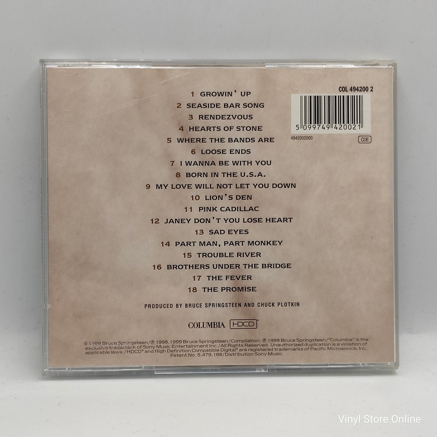 Bruce Springsteen ‎– 18 Tracks