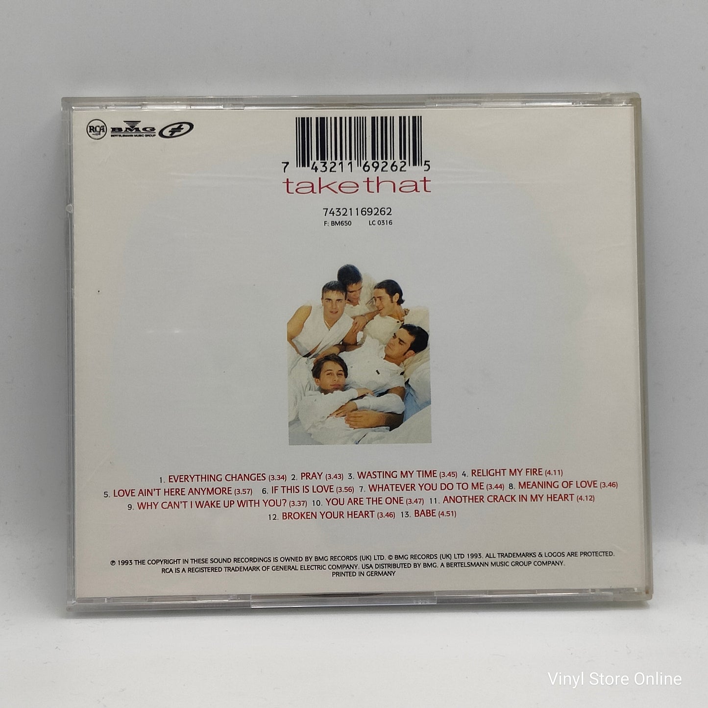 Take That ‎– Everything Changes