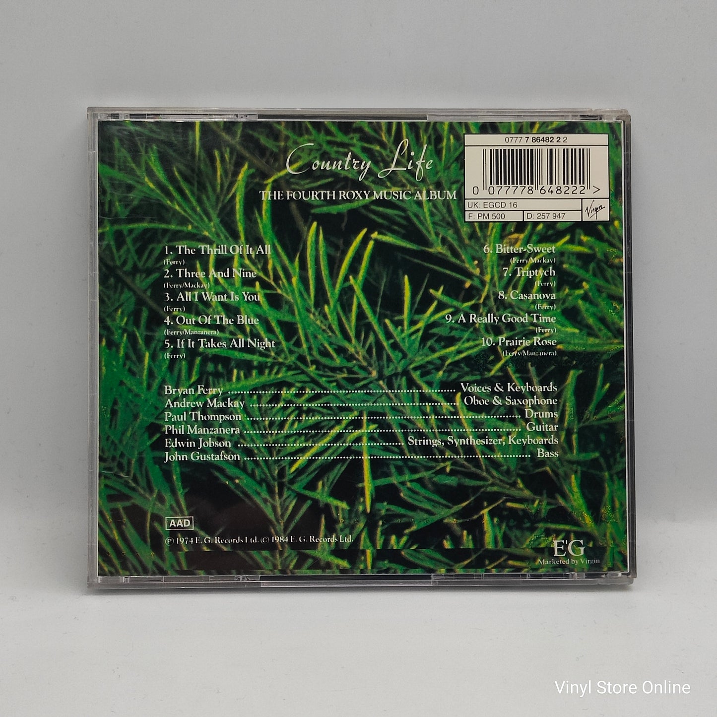 Roxy Music ‎– Country Life