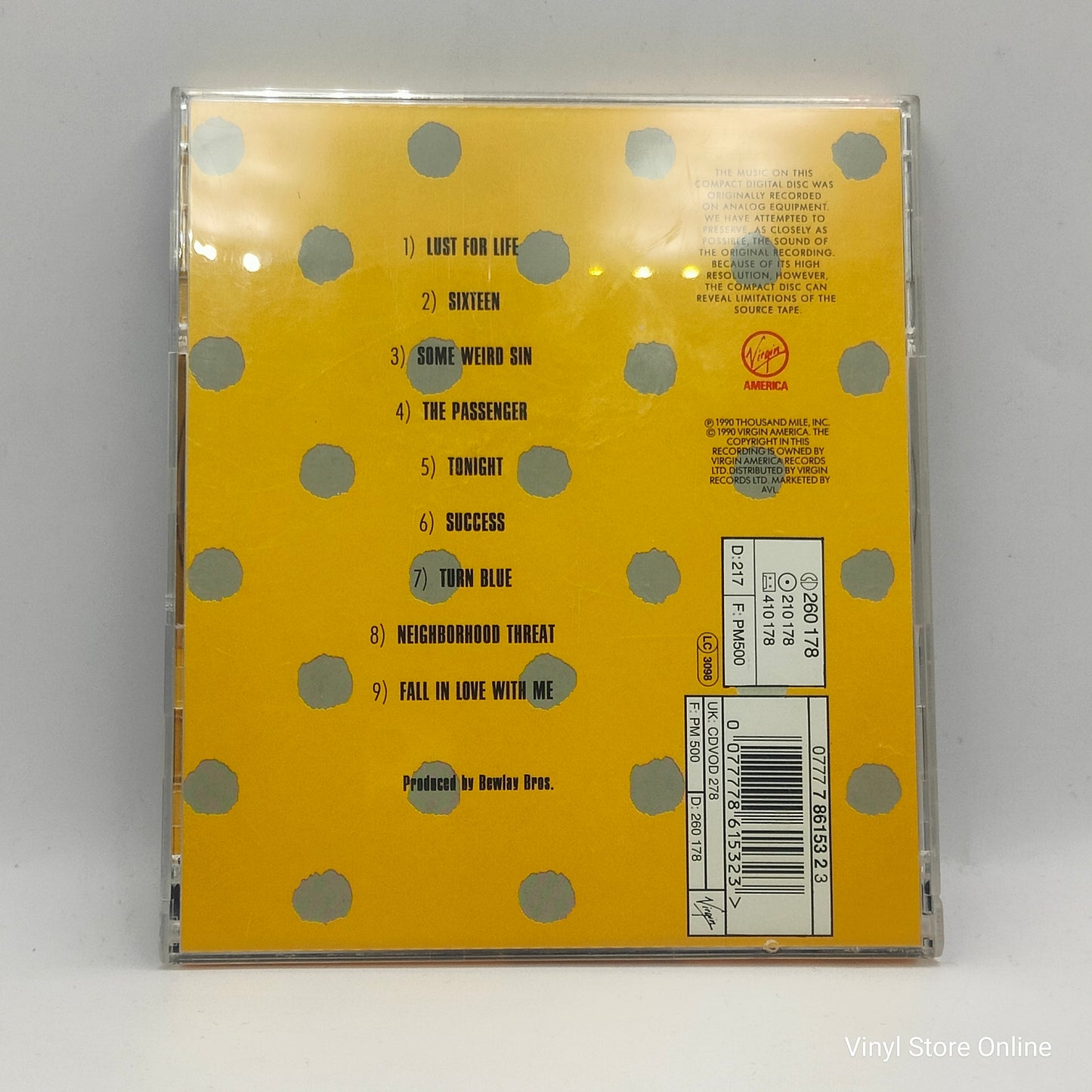 Iggy Pop ‎– Lust For Life