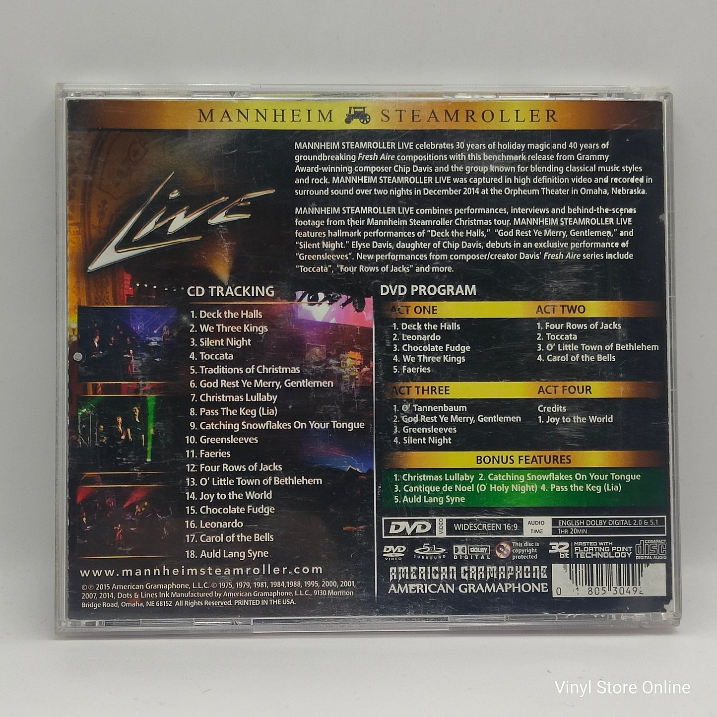 Mannheim Steamroller ‎– Live By Chip Davis