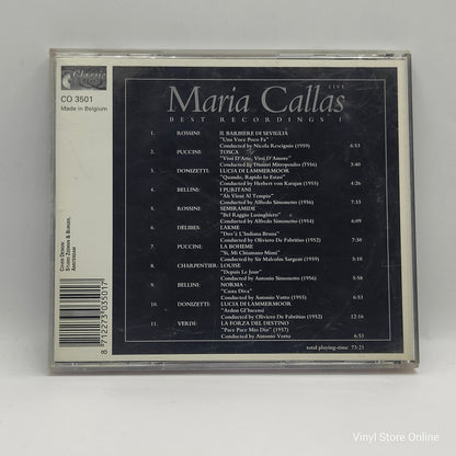 Maria Callas ‎– Best Recordings 1