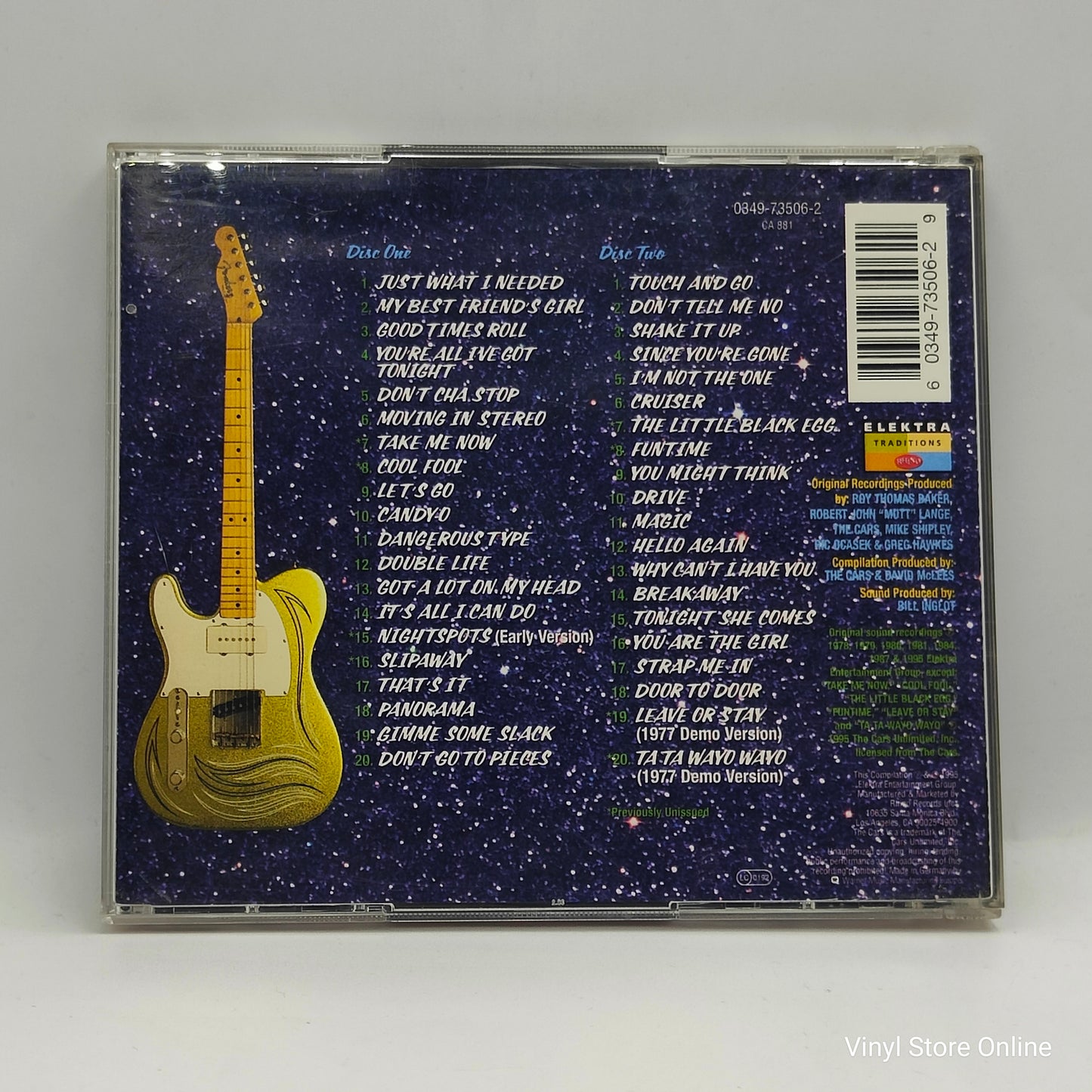 The Cars ‎– The Cars Anthology – Just What I Needed