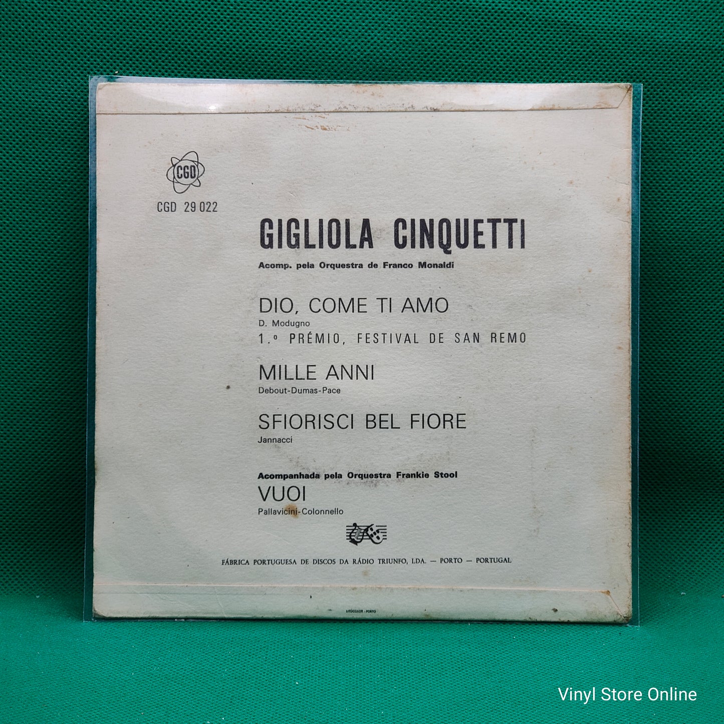 Gigliola Cinquetti ‎– Dio, Come Ti Amo