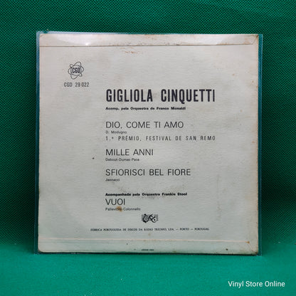 Gigliola Cinquetti ‎– Dio, Come Ti Amo