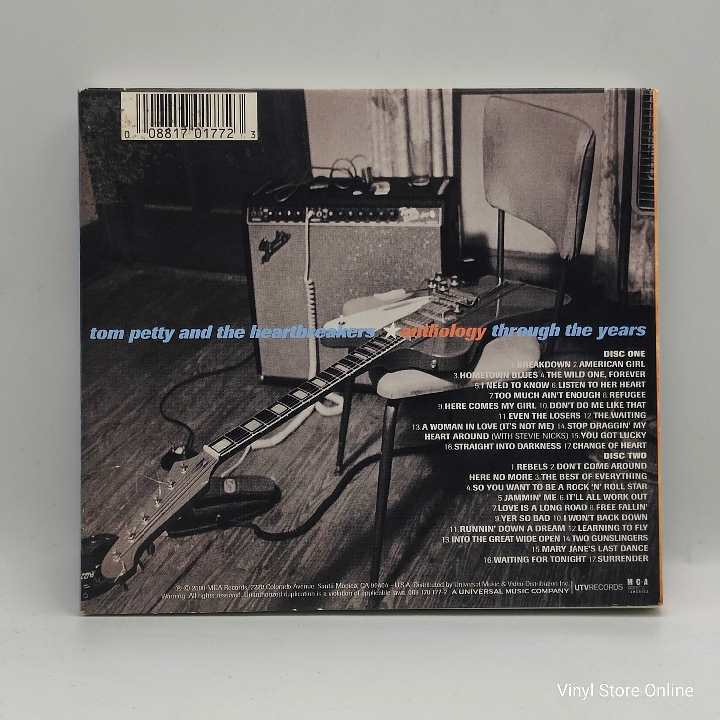 Tom Petty And The Heartbreakers ‎– Anthology - Through The Years