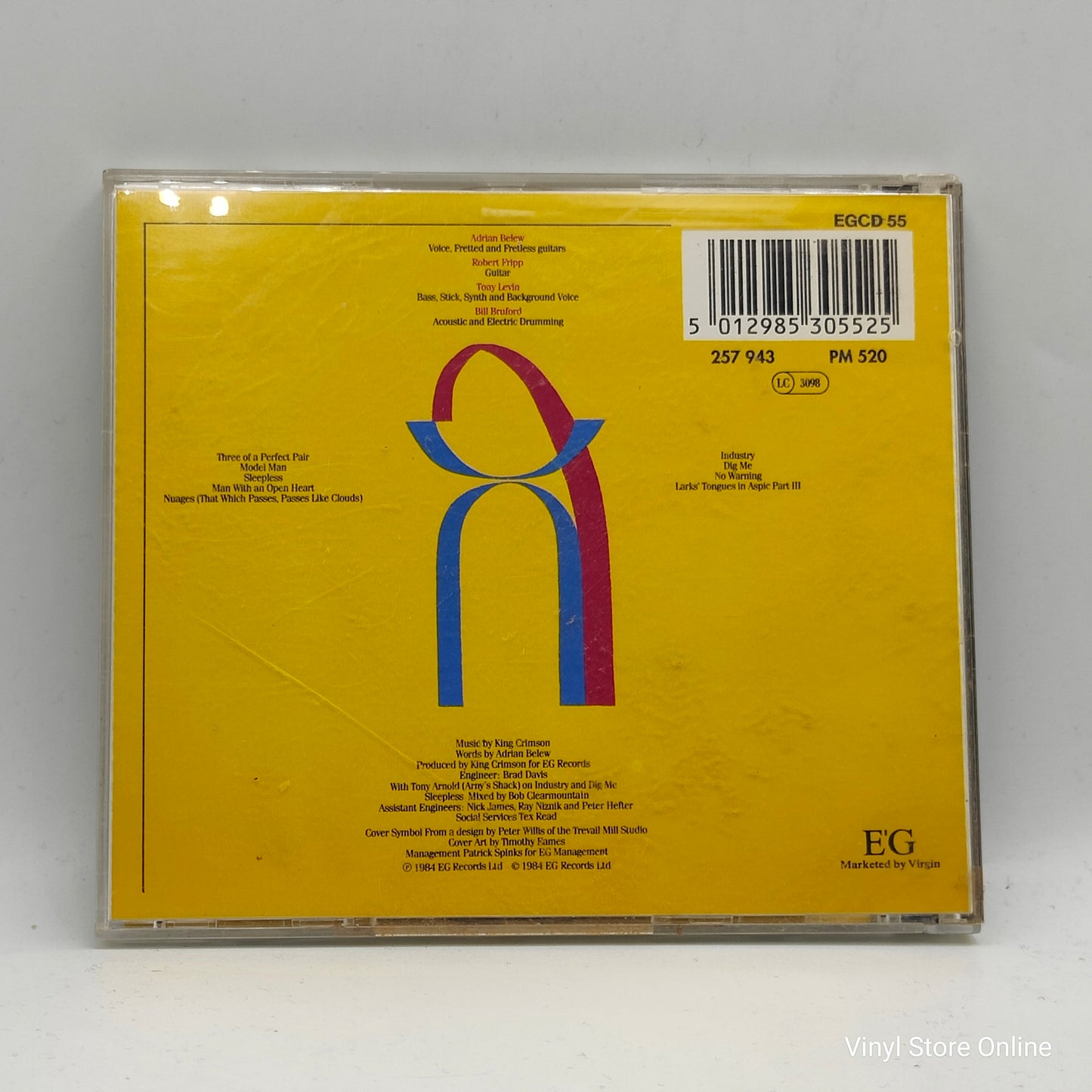 King Crimson ‎– Three Of A Perfect Pair