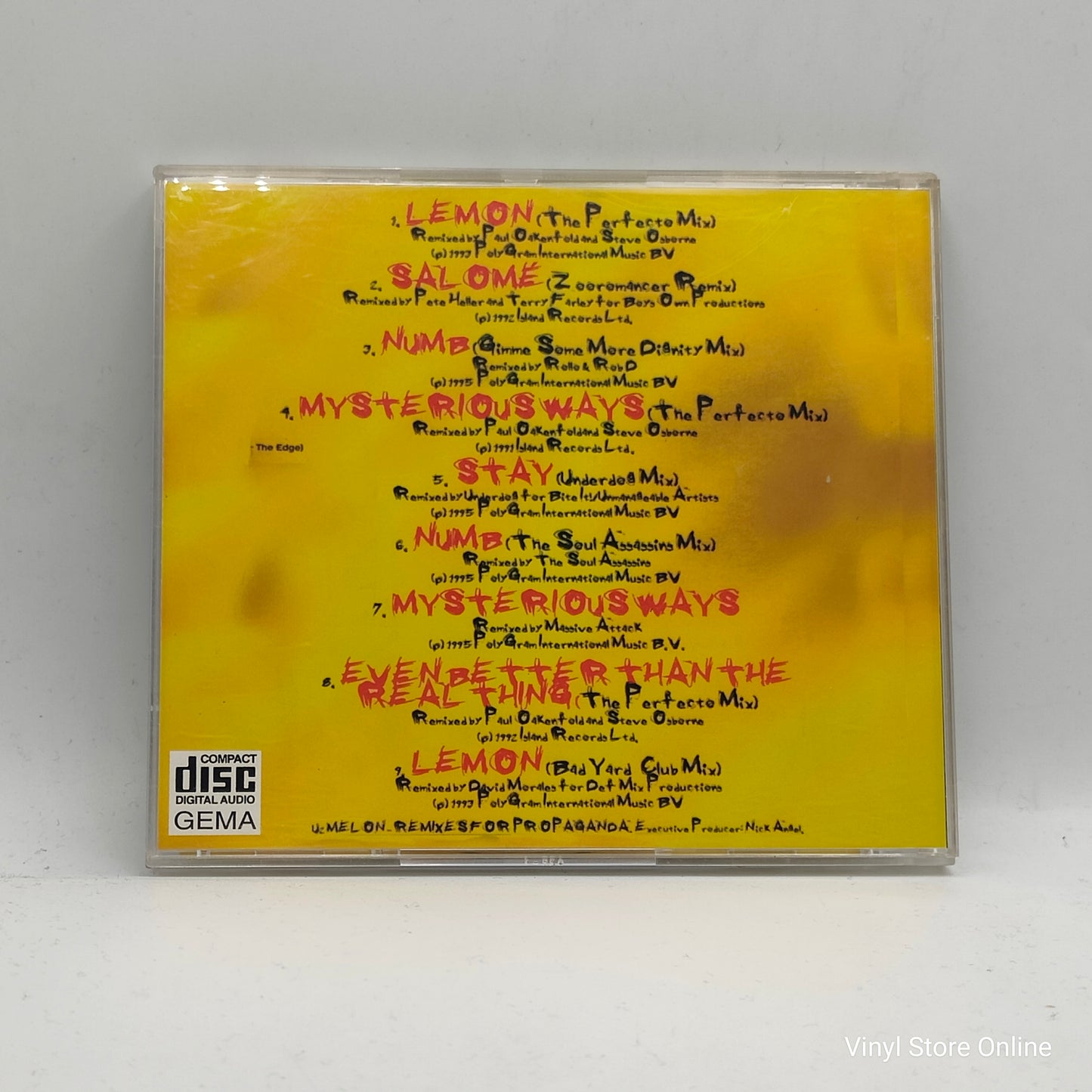 U2 – Melon - Remixes For Propaganda