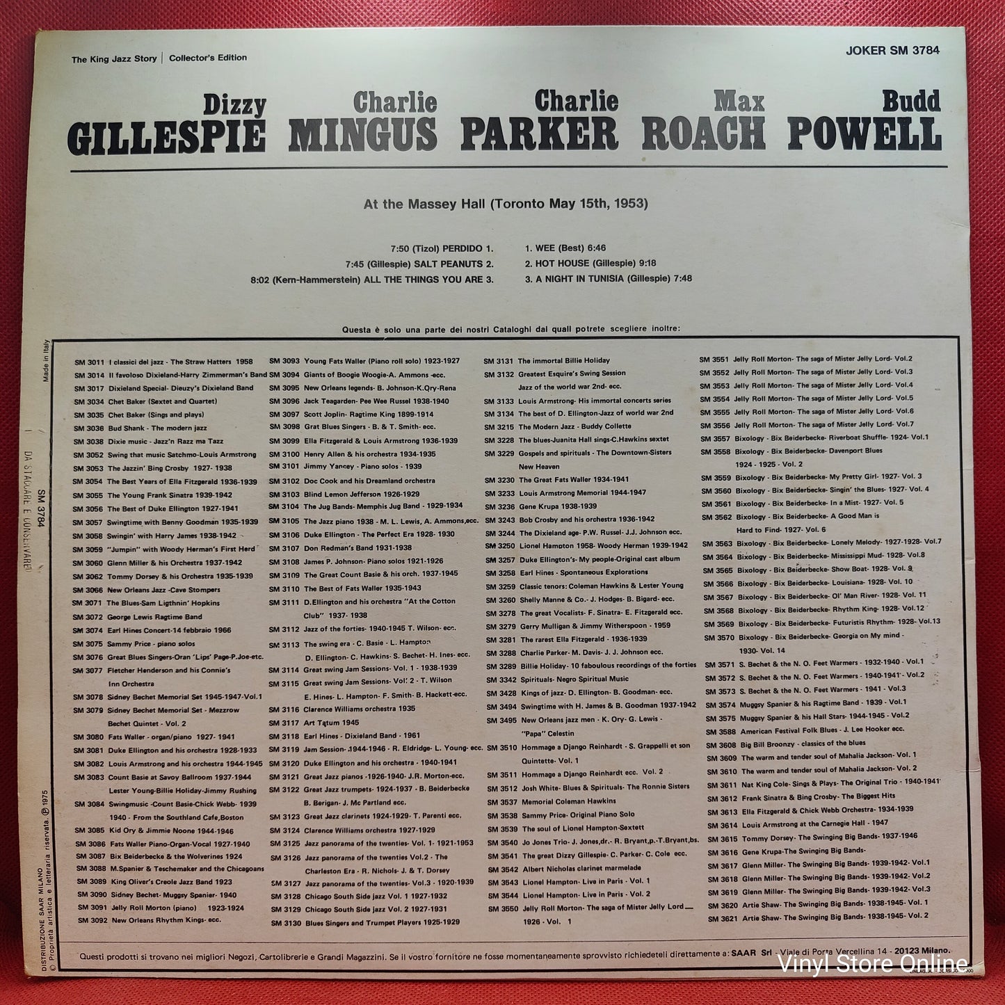 Dizzy Gillespie, Charlie Mingus, Charlie Parker, Max Roach, Budd Powell ‎– The King Jazz Story