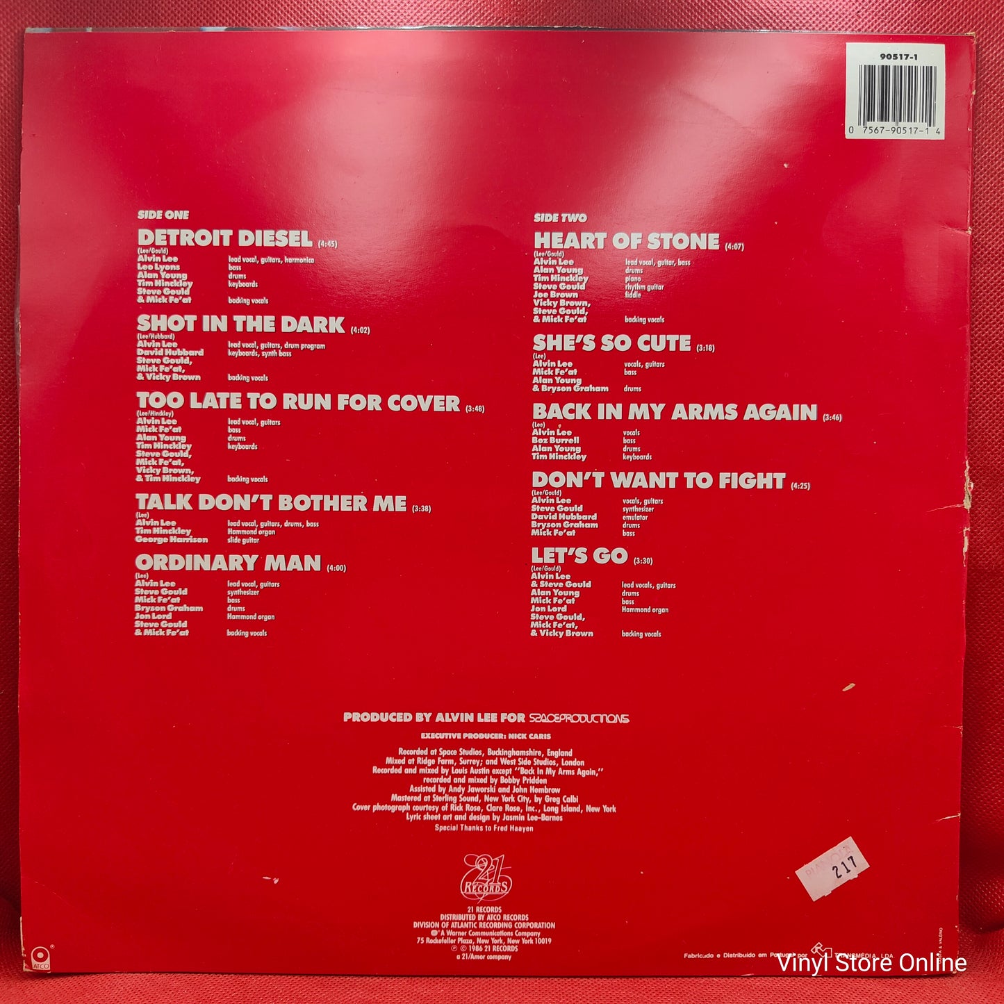 Alvin Lee ‎– Detroit Diesel