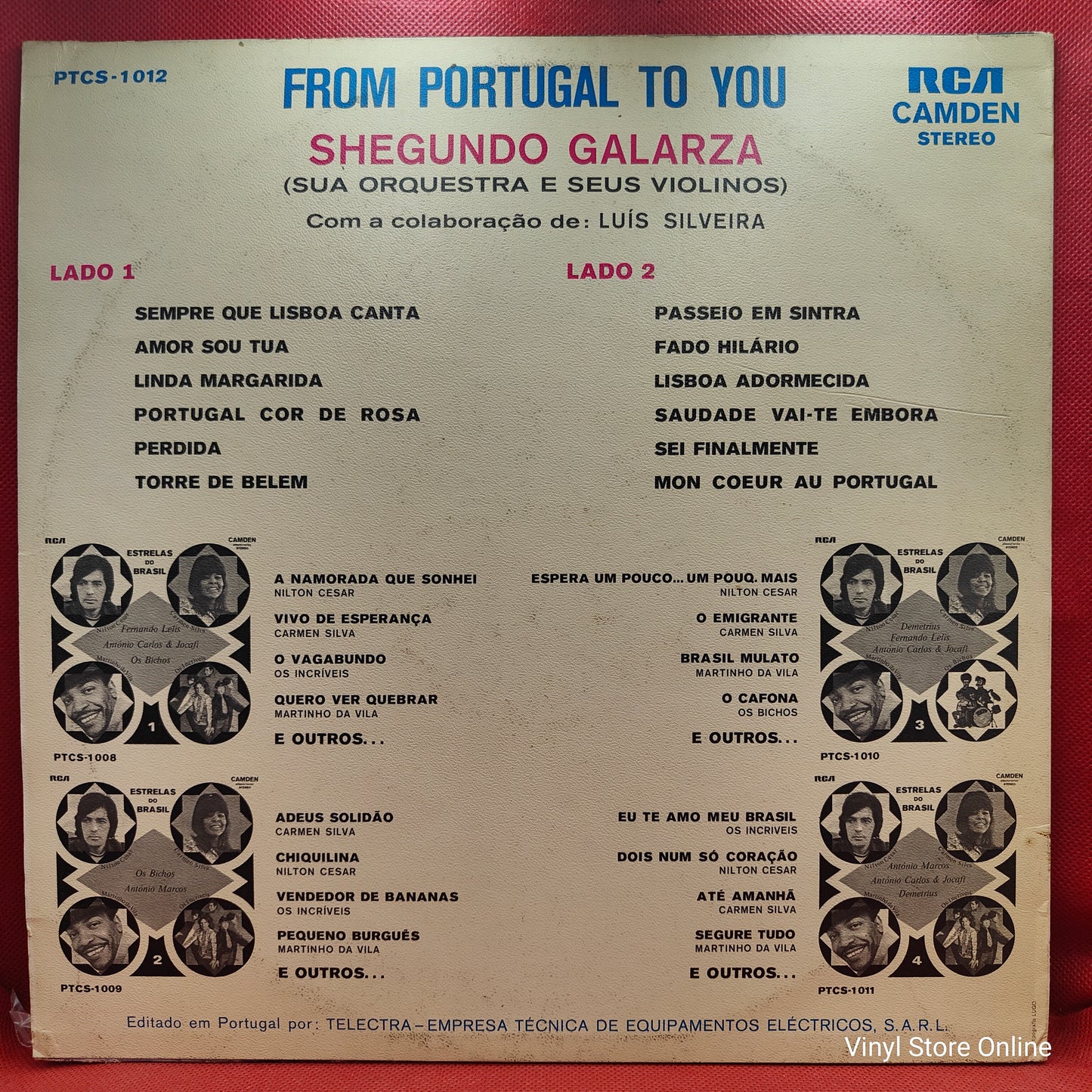 Shegundo Galarza ‎– From Portugal To You