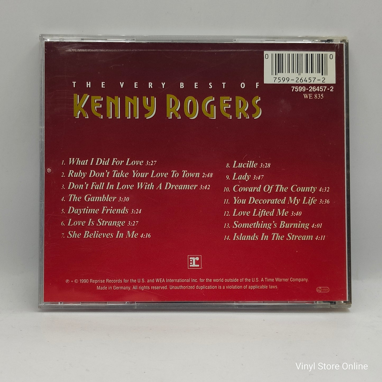 Kenny Rogers ‎– The Very Best Of Kenny Rogers