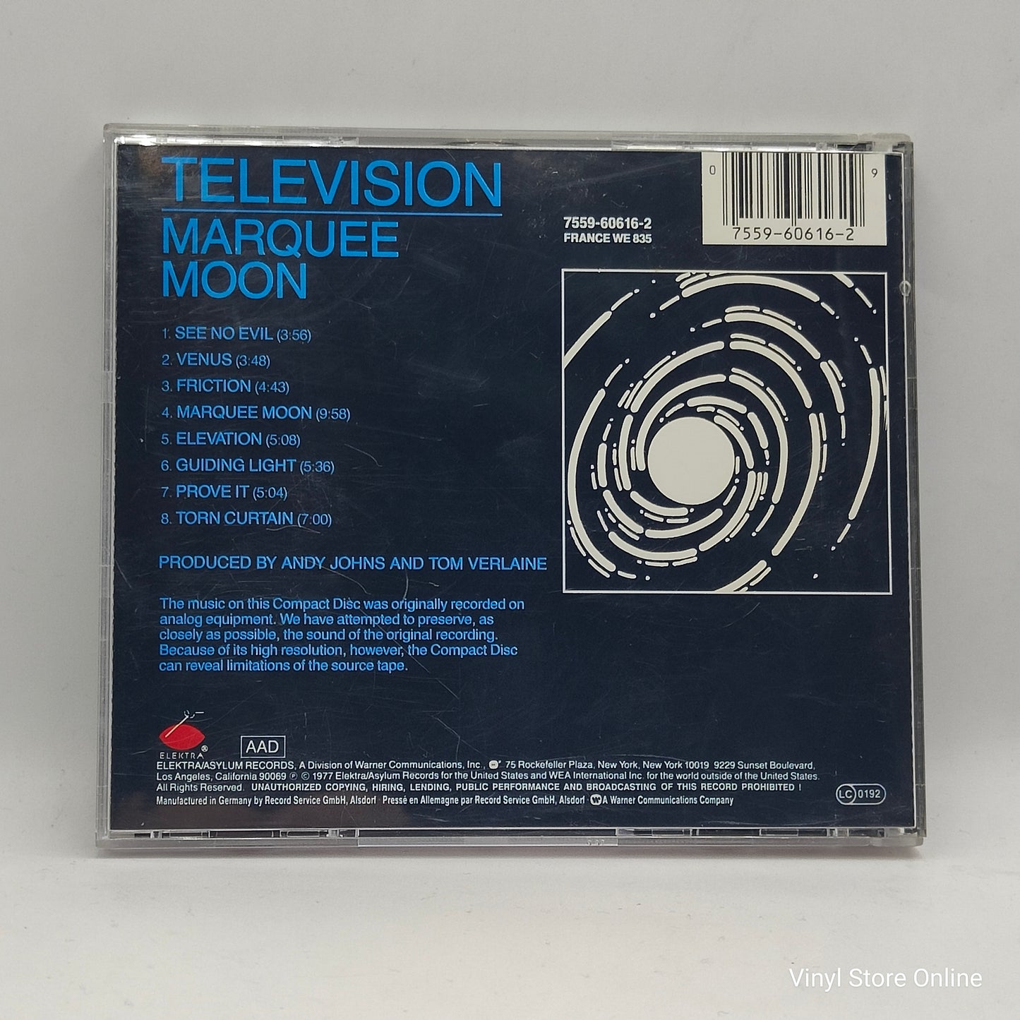 Television ‎– Marquee Moon