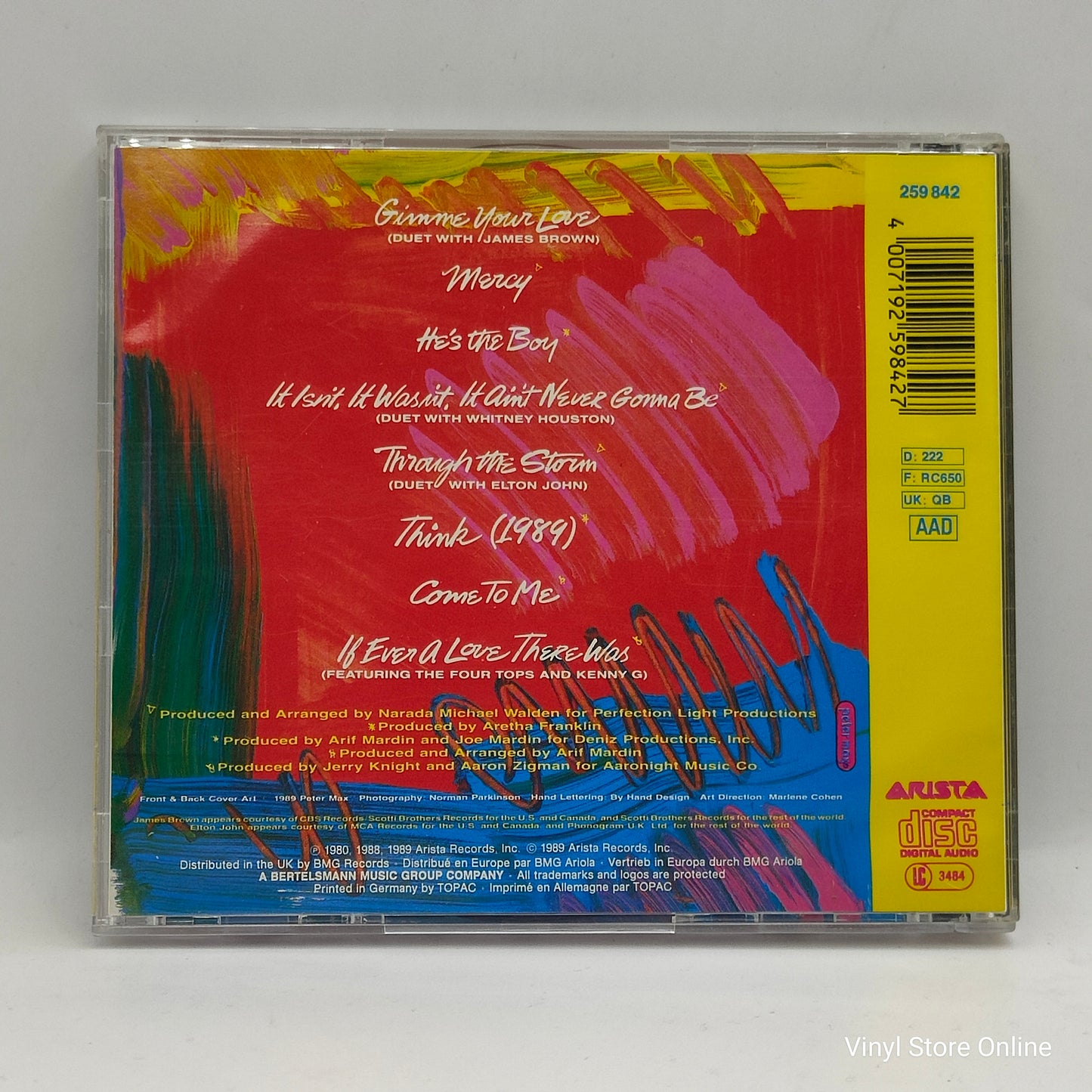 Aretha Franklin ‎– Through The Storm