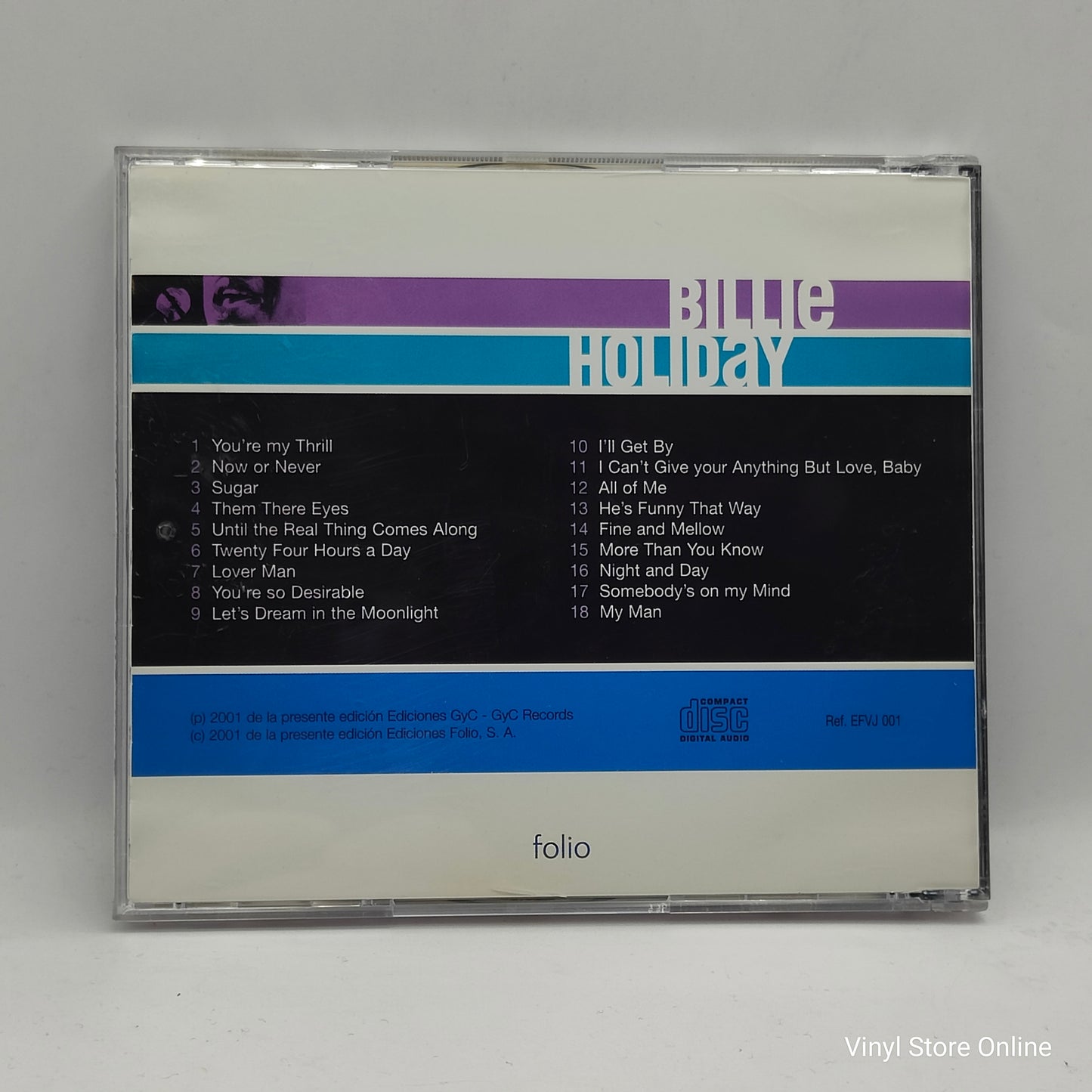 Billie Holiday ‎– Vocal Jazz