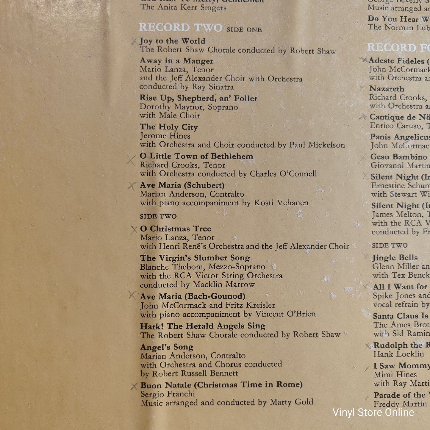 Various ‎– A Merry Christmas With World-Famous Artists