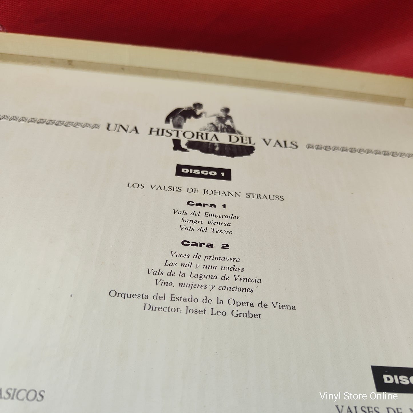 Orchester Der Wiener Staatsoper ‎– Una Historia Del Vals