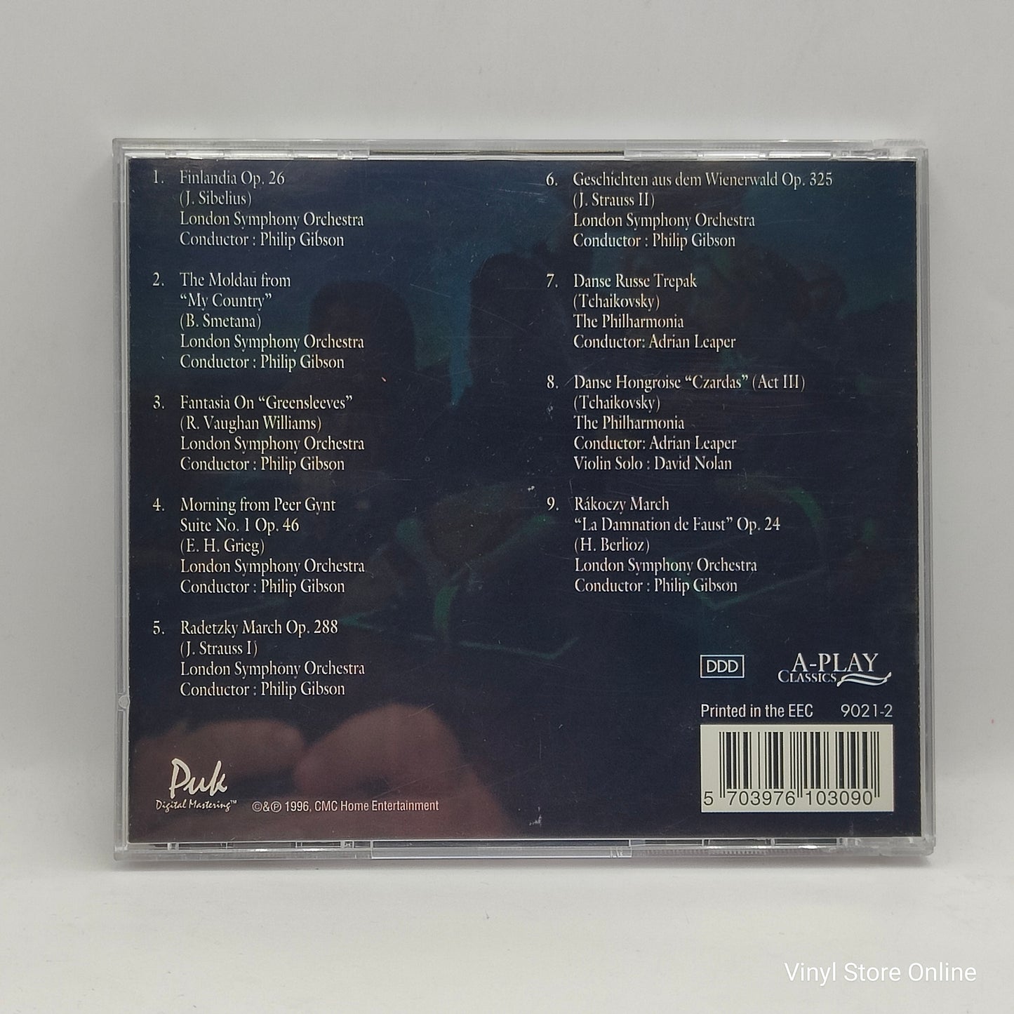 London Symphony Orchestra, The Philharmonia, Sibelius ‎– Finlandia And A Whole Tapestry Of Europe