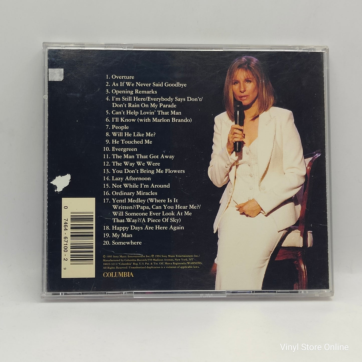 Barbra Streisand ‎– The Concert - Highlights