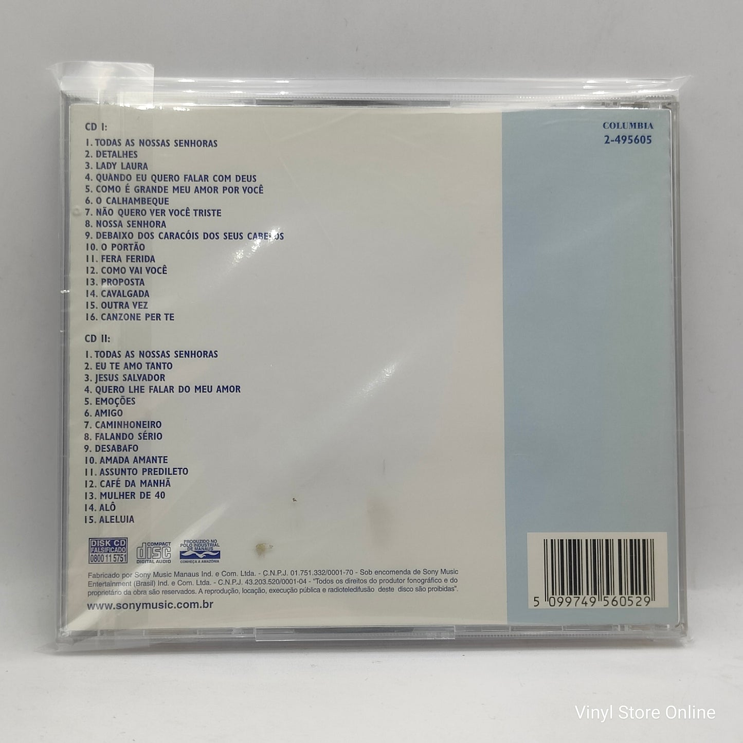 Roberto Carlos ‎– 30 Grandes Sucessos Vol. I E II