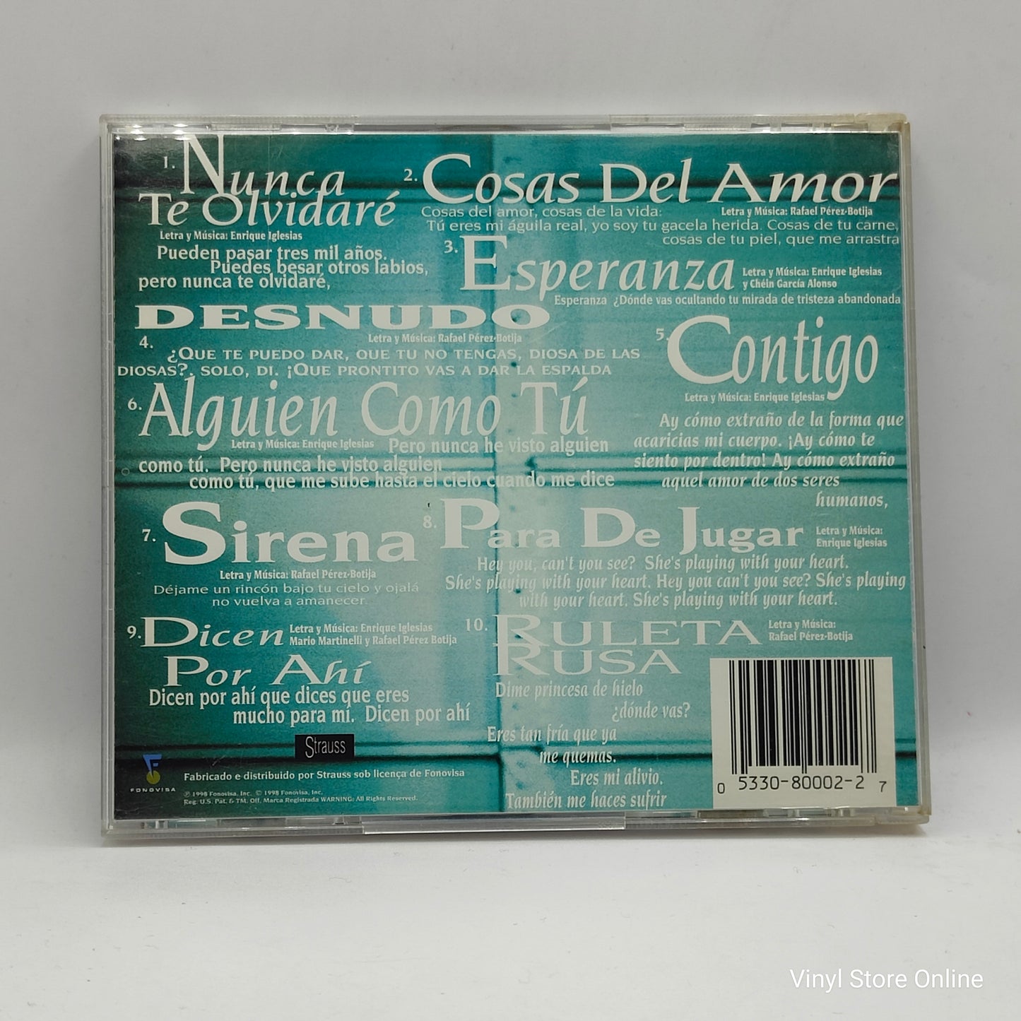 Enrique Iglesias ‎– Cosas Del Amor