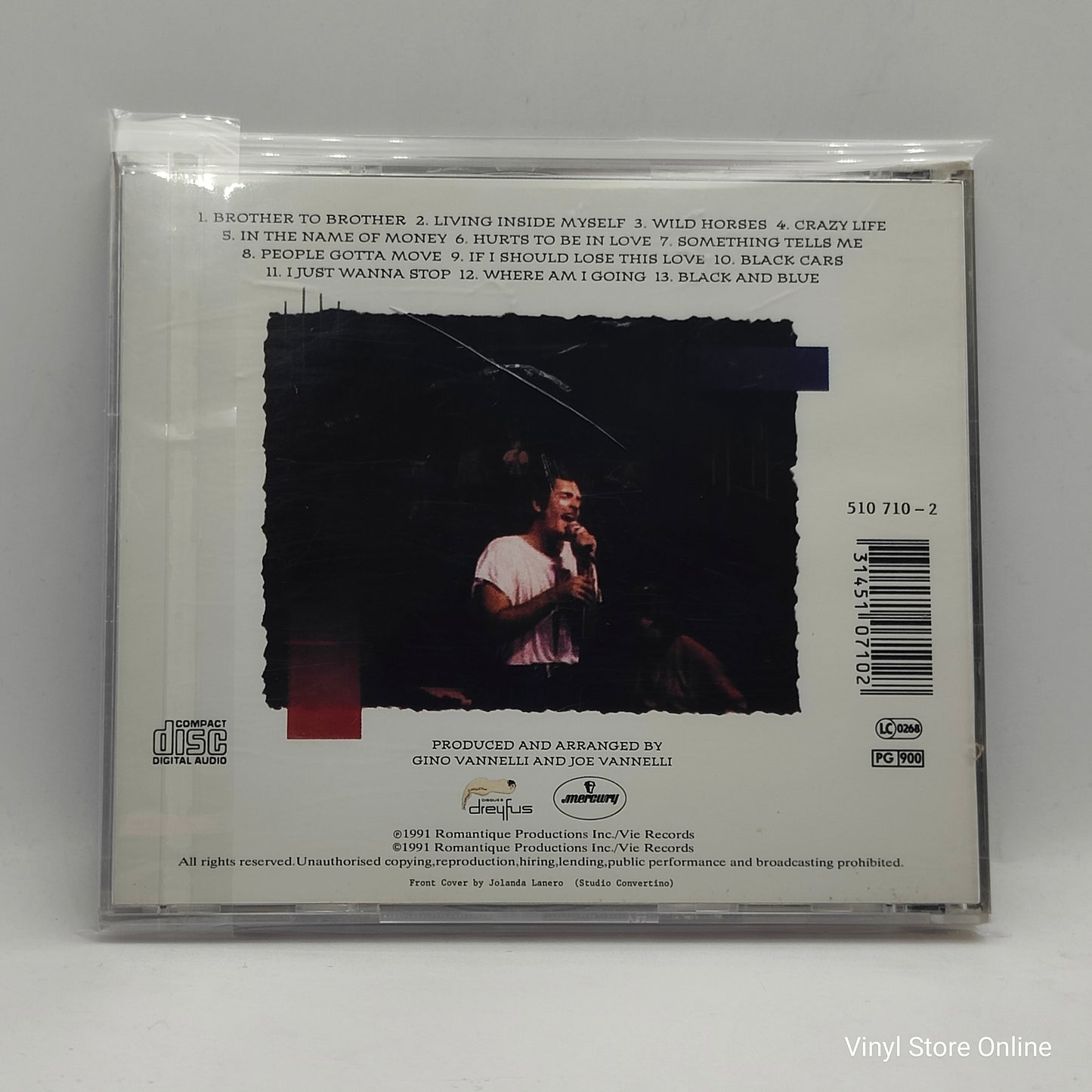 Gino Vannelli ‎– Live In Montreal