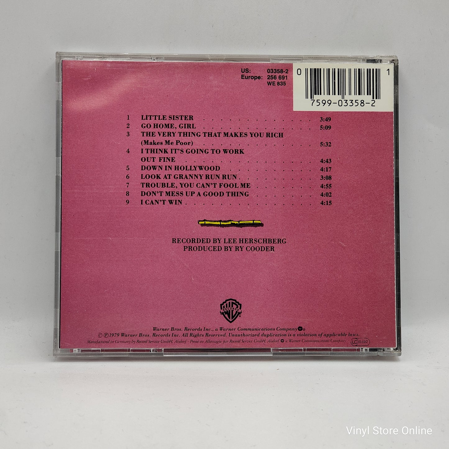 Ry Cooder ‎– Bop Till You Drop