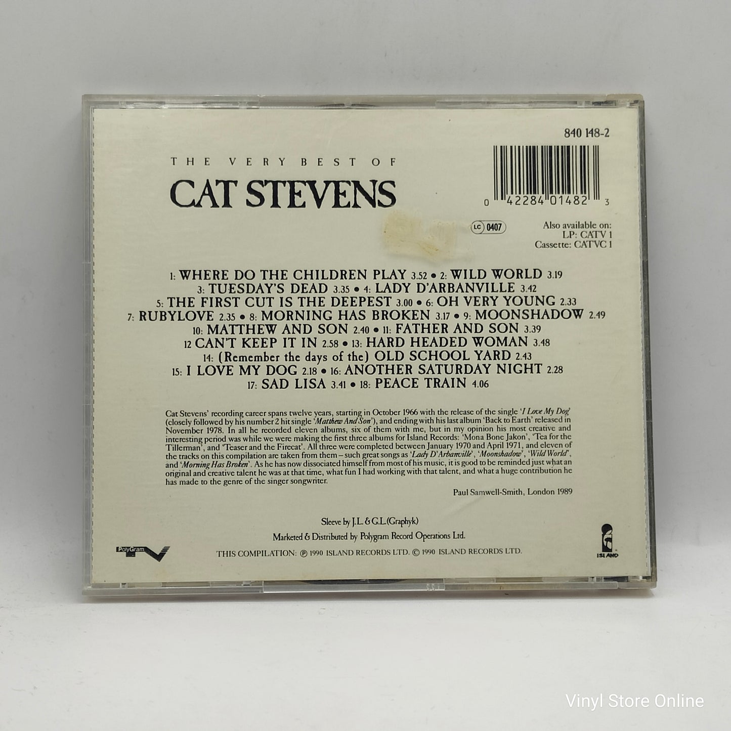 Cat Stevens ‎– The Very Best Of Cat Stevens
