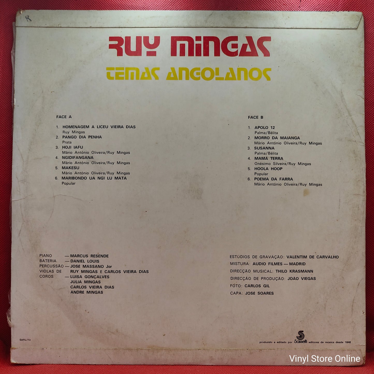 Ruy Mingas ‎– Temas Angolanos
