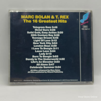 Marc Bolan & T. Rex ‎– The 16 Greatest Hits